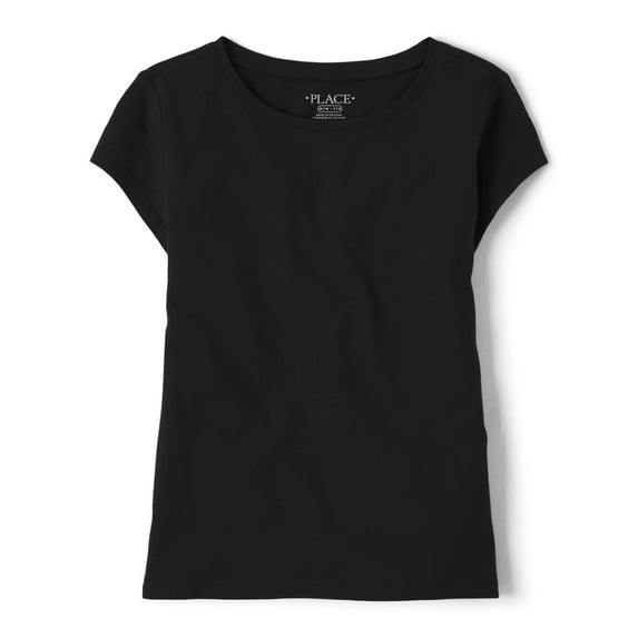 The Children's Place Girl's Short Sleeve Basic Layering Tee
