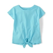 The Children's Place Girl's Short Sleeve Tie Front Tee, Sizes XS-XXL