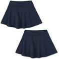 The Children's Place Girls Uniform French Terry Knit Skort, 2Pack