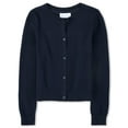 thumbnail image 1 of The Children's Place Girl's Uniform Long Sleeve Cardigan, 1 of 3