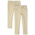 thumbnail image 1 of The Children's Place Girl's Uniform Ponte Knit Pull On Jeggings, 2-Pack, 1 of 4