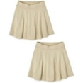 The Children's Place Girls Uniform Ponte Knit Skort, 2Pack, Sizes XS