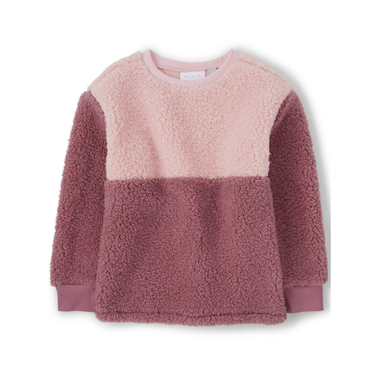 Girls sherpa pullover walmart on sale