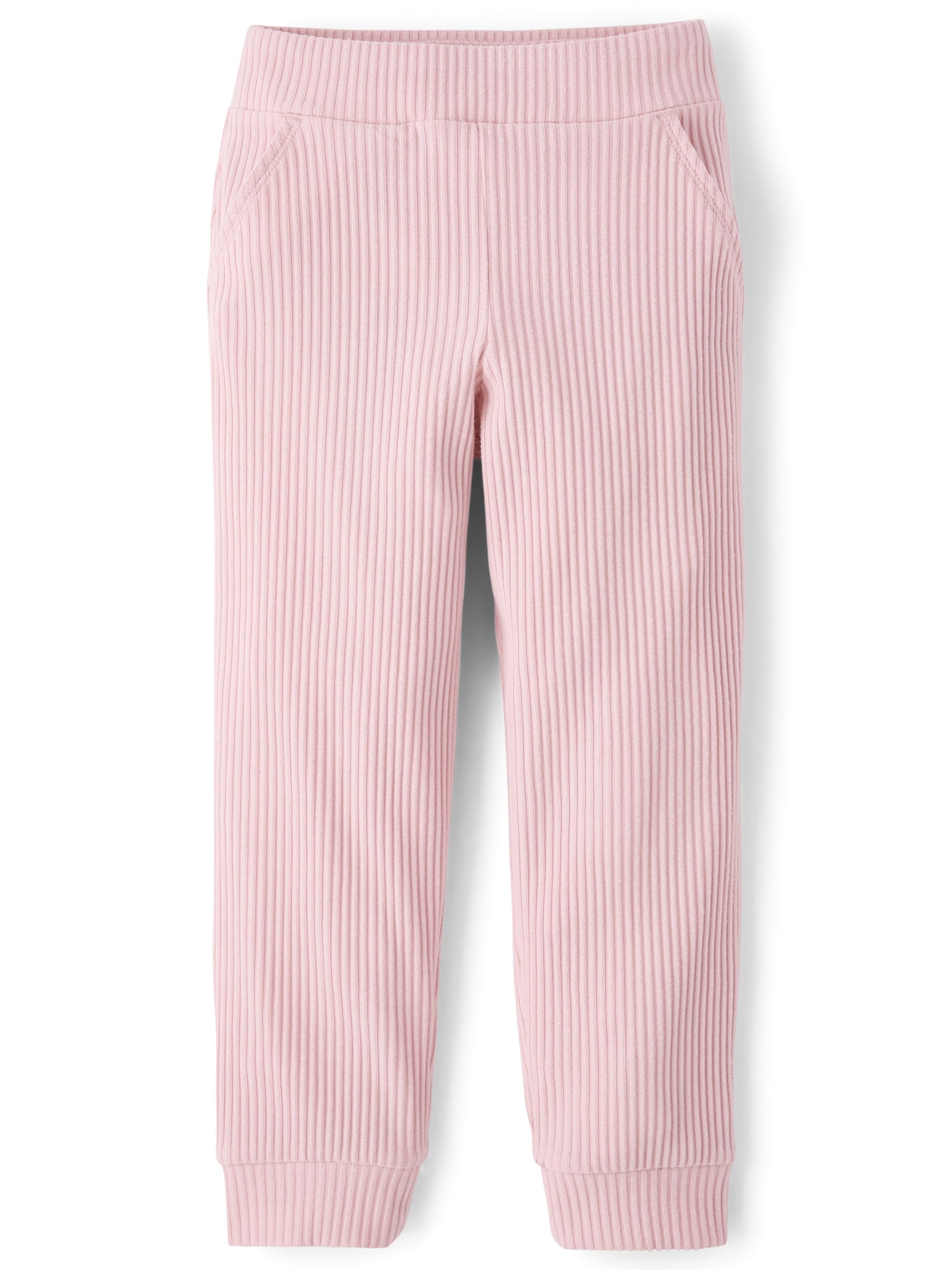 The Children's Place Girls Active Cozy Plush Rib Jogger Pants, Sizes XS-XXL