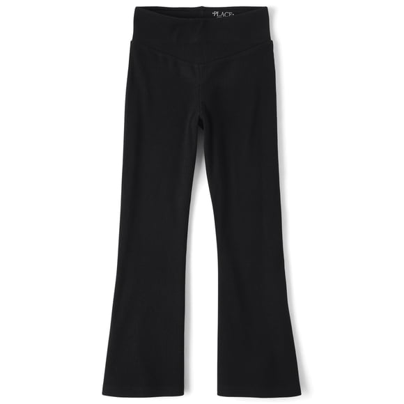 The Children's Place Girls Active Cozy Sueded Rib Flare Leggings, Sizes XS-XXL