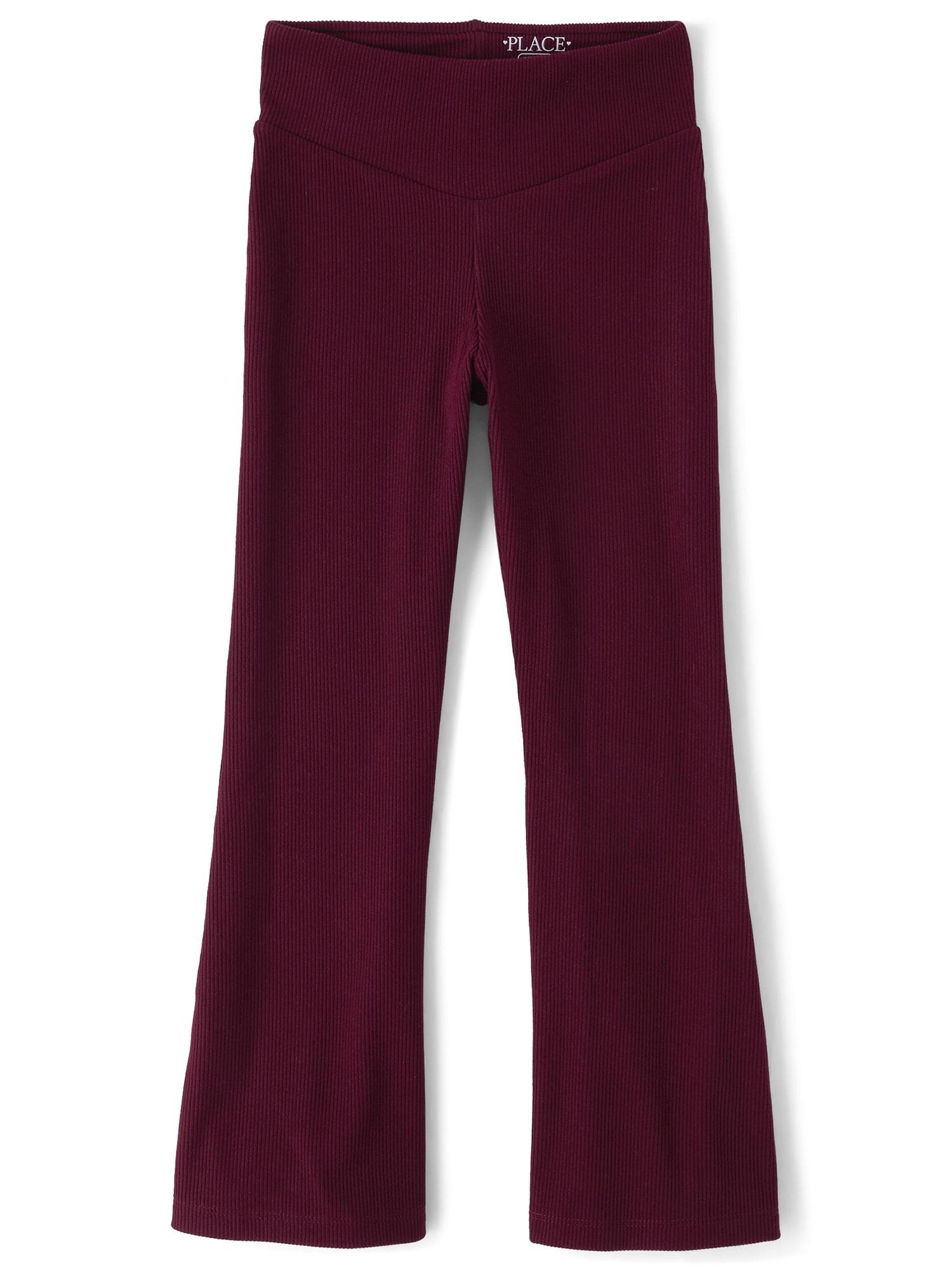 The Children's Place Girls Active Cozy Sueded Rib Flare Leggings, Sizes XS-XXL