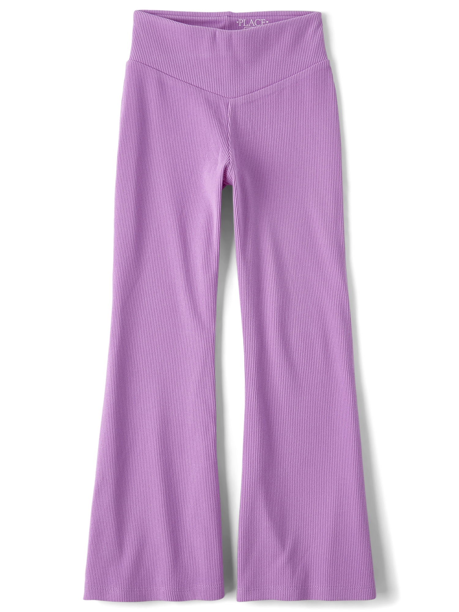 The Children's Place Girls Active Cozy Sueded Rib Flare Leggings, Sizes XS-XXL