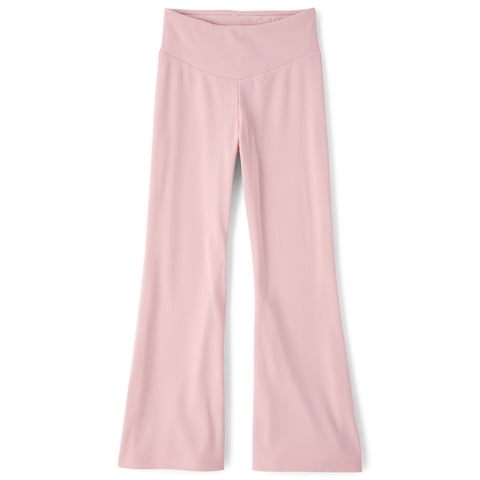 Girls Active Cozy Sueded Rib Flare Leggings, Sizes XS-XXL