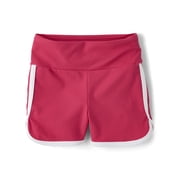 Girls Active High Rise Ribbed Dolphin Bike Shorts, Sizes XS-XXL