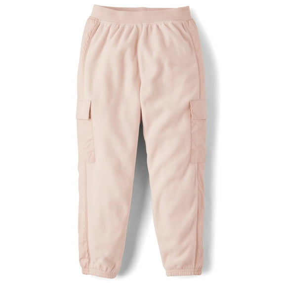 The Children's Place Girls Active Microfleece Cargo Jogger Pant, Sizes XS-XXL