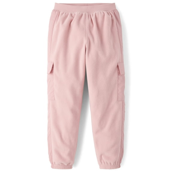 The Children's Place Girls Active Microfleece Cargo Jogger Pant, Sizes XS-XXL