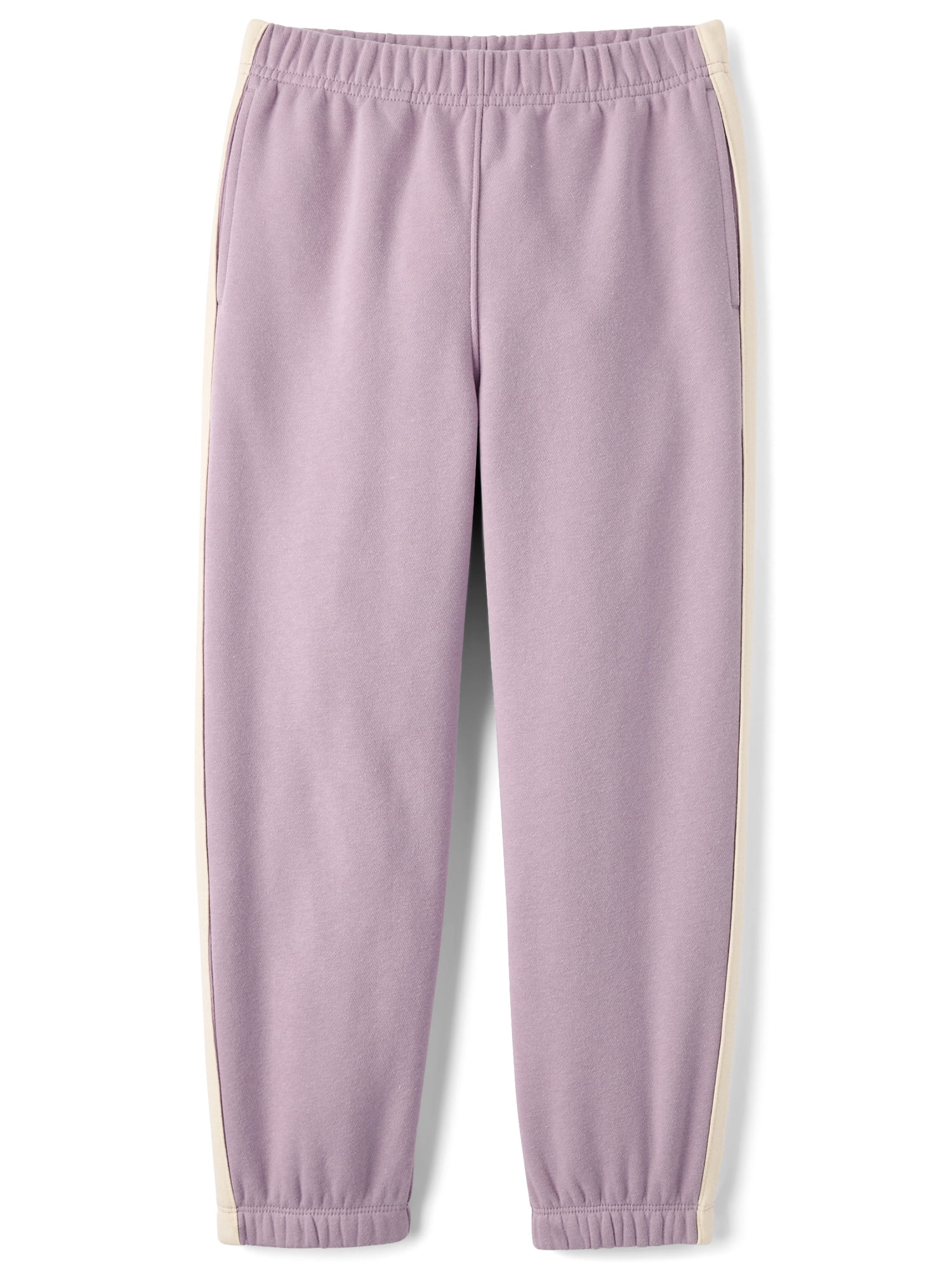 The Children's Place Girls Active Side Stripe Premium Fleece Jogger Pants, Sizes XS-XXL