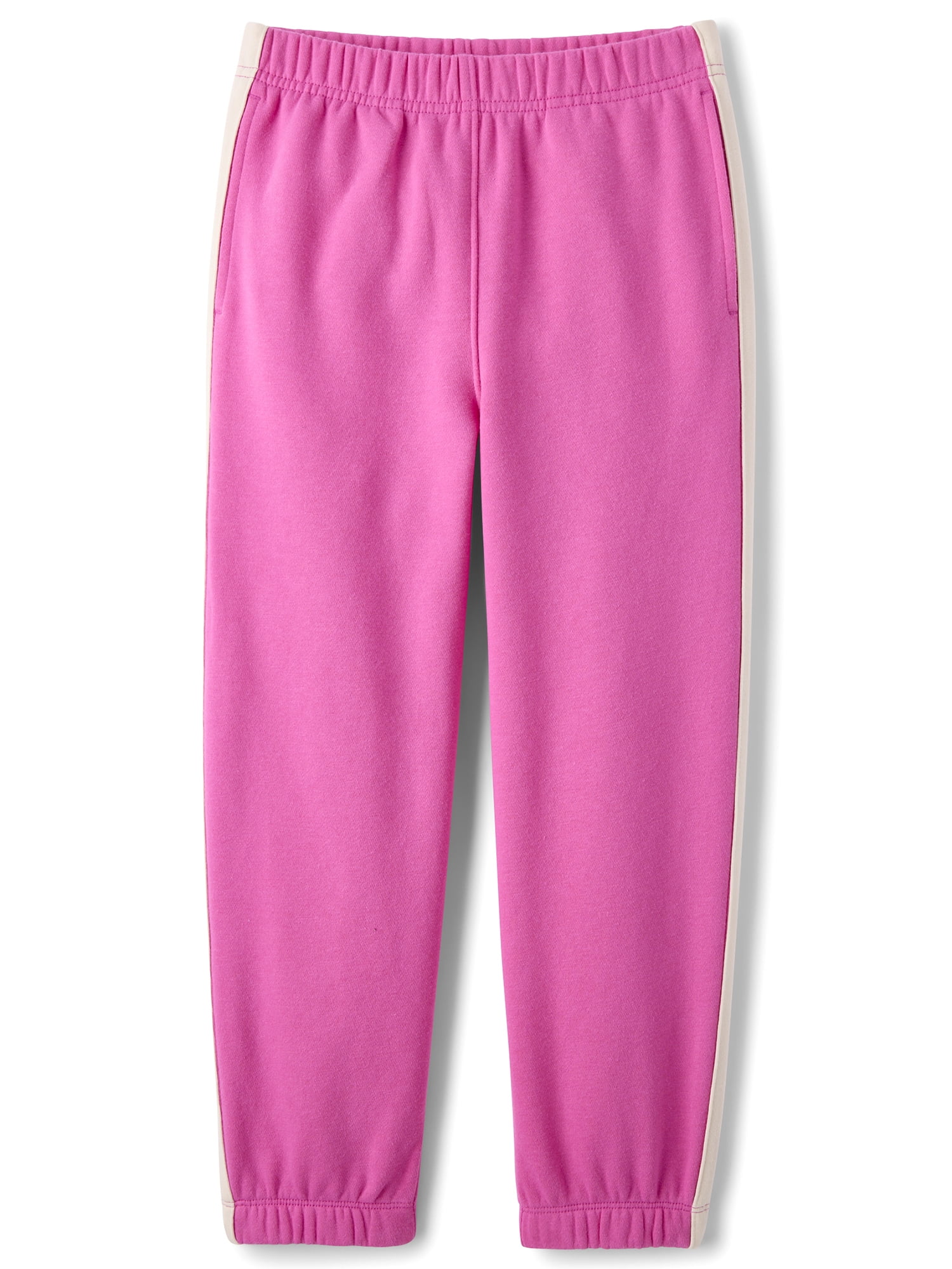 The Children's Place Girls Active Side Stripe Premium Fleece Jogger Pants, Sizes XS-XXL