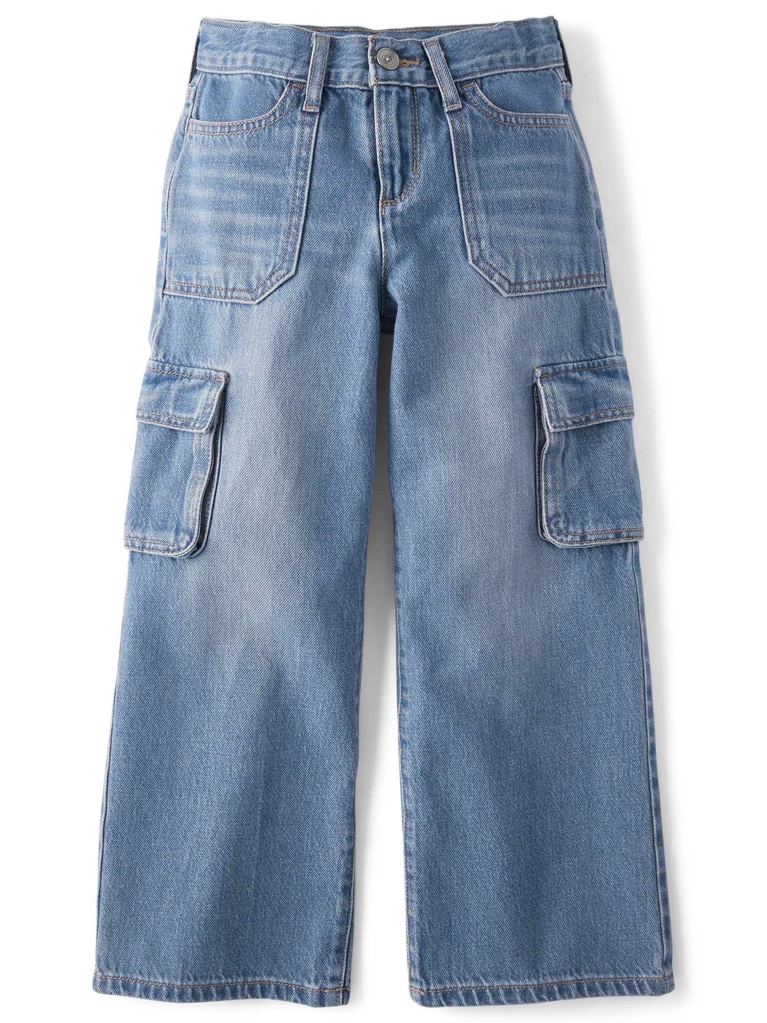 The Children's Place Girls Baggy Cargo Jeans, Sizes 4-16