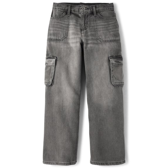The Children's Place Girls Baggy Cargo Jeans, Sizes 4-16