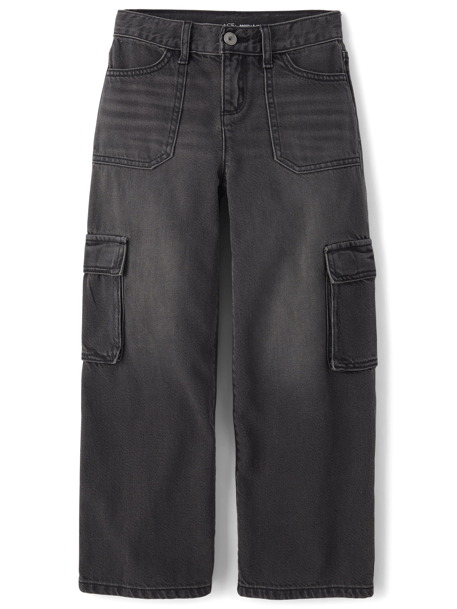 The Children's Place Girls Baggy Fit Cargo Jeans, Sizes 4-16