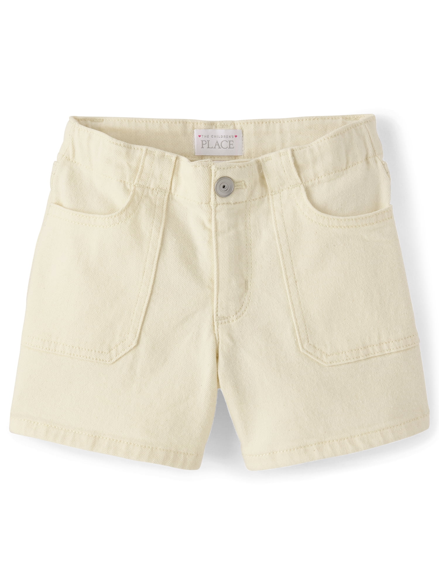 The Children's Place Girls Baggy Fit Utility Denim Shorts, Sizes 4-16