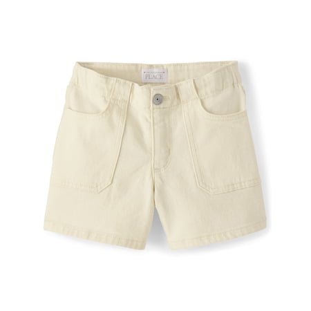 The Children's Place Girls Baggy Fit Utility Denim Shorts, Sizes 4-16