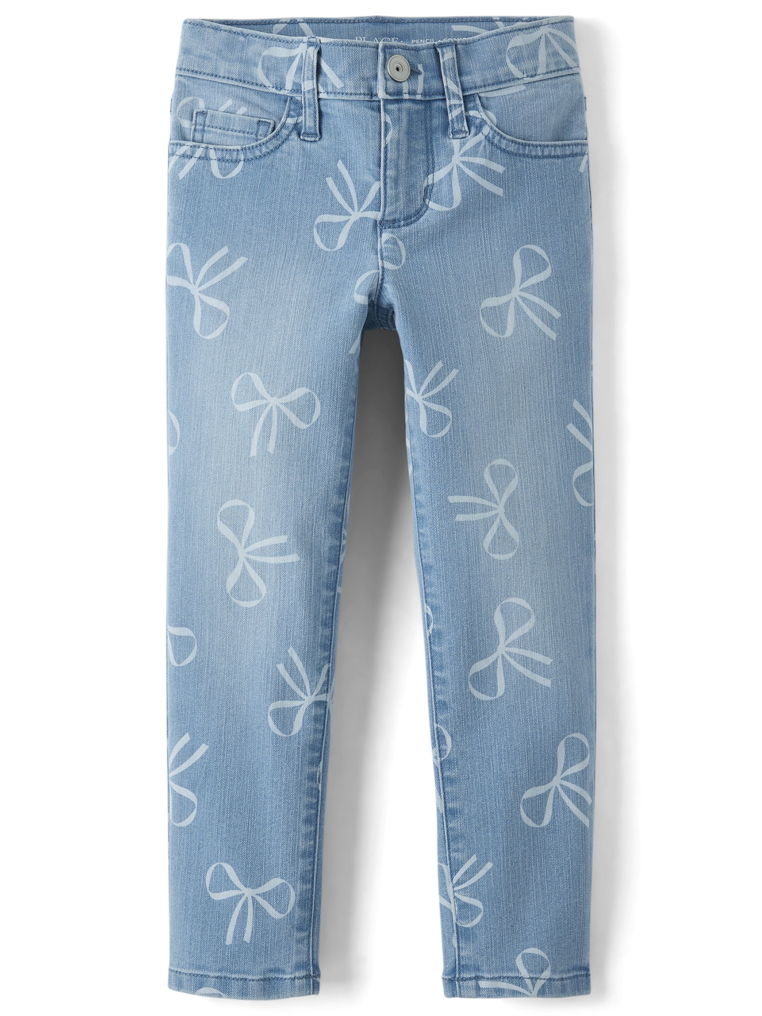The Children's Place Girls Bow Pencil Jeans, Sizes 4-16
