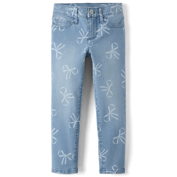 The Children's Place Girls Bow Pencil Jeans, Sizes 4-16