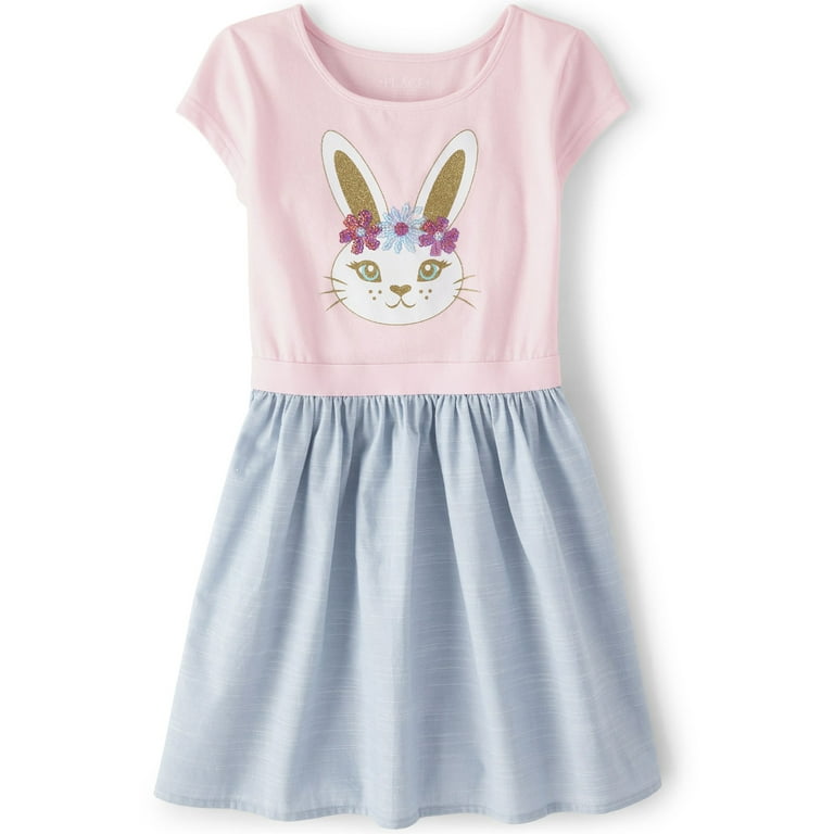 The Children s Place Girls Bunny Dress Sizes XS XXL Walmart