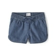 thumbnail image 1 of The Children's Place Girls Chambray Denim Pull On Short, Sizes 4-16, 1 of 3