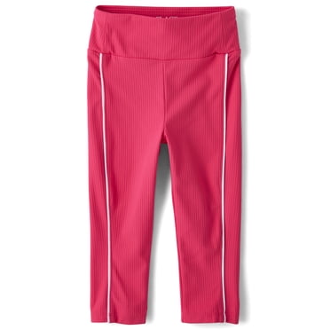 The Children's Place Girls Contrast Ribbed Capri Length Legging, Sizes XS-XXL