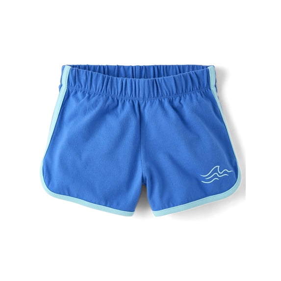 The Children's Place Girls Contrast Stripe Graphic Dolphin Short, Sizes XS-XXL