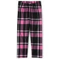 thumbnail image 1 of The Children's Place Girls Cozy Plaid Microfleece Pajama Pants, Sizes XS-XXL, 1 of 3