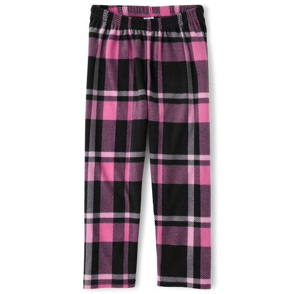 The Children's Place Girls Cozy Plaid Microfleece Pajama Pants, Sizes XS-XXL