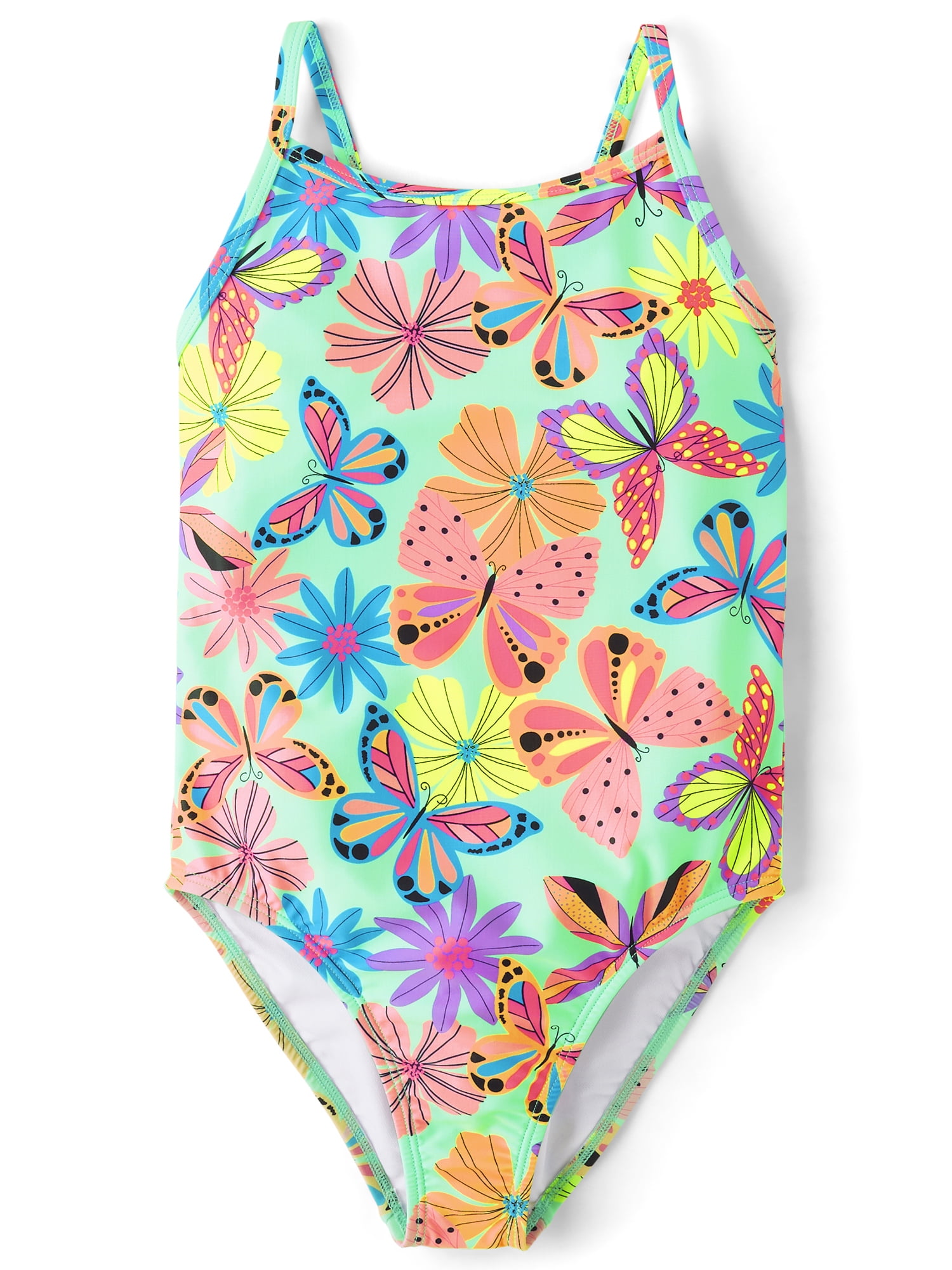 The Children's Place Girls One Piece Printed Swimsuit, Sizes XS-XXL