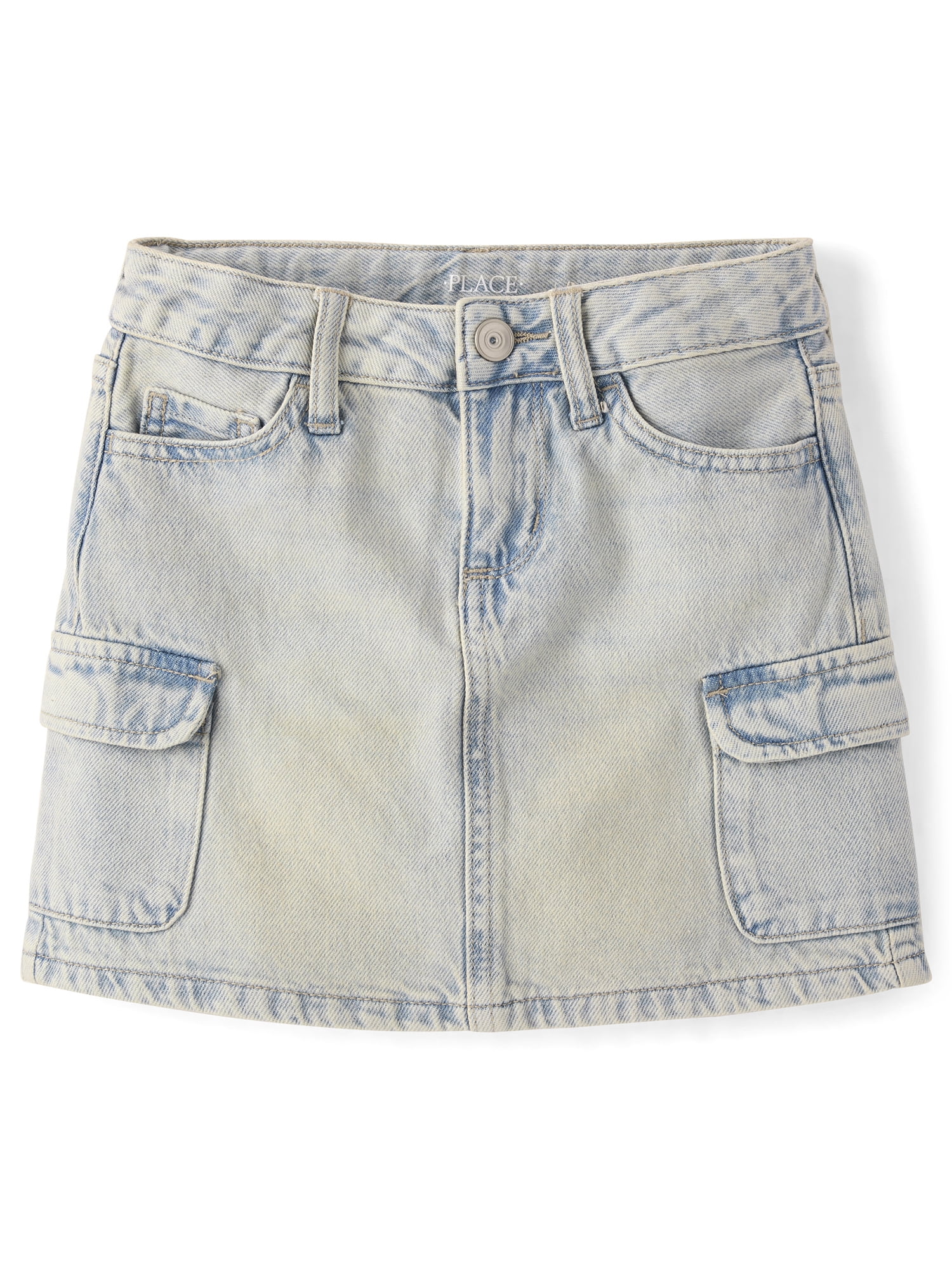 The Children's Place Girls Denim Cargo Skirt, Sizes 4-16