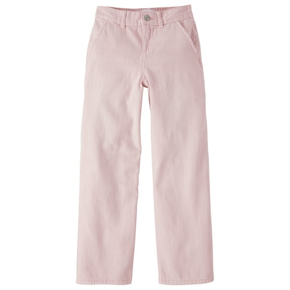 The Children's Place Girls Elastic Waist Garment Dyed Baggy Fit Utility Jeans, Sizes 4-16