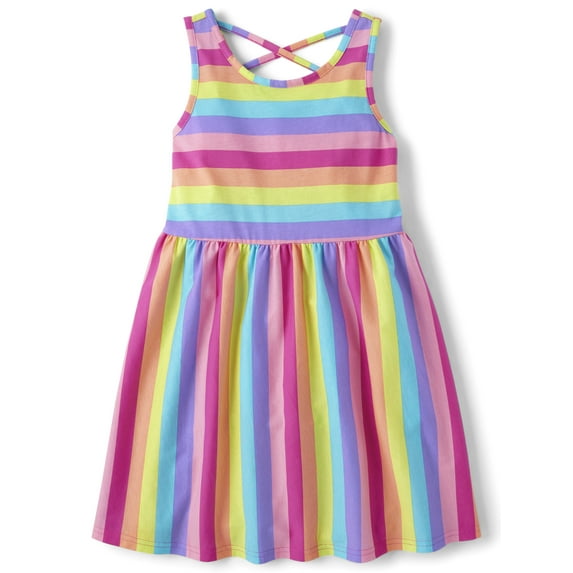 The Children's Place Girls Sleeveless Play Dress, Crossback, Sizes XS-XXL