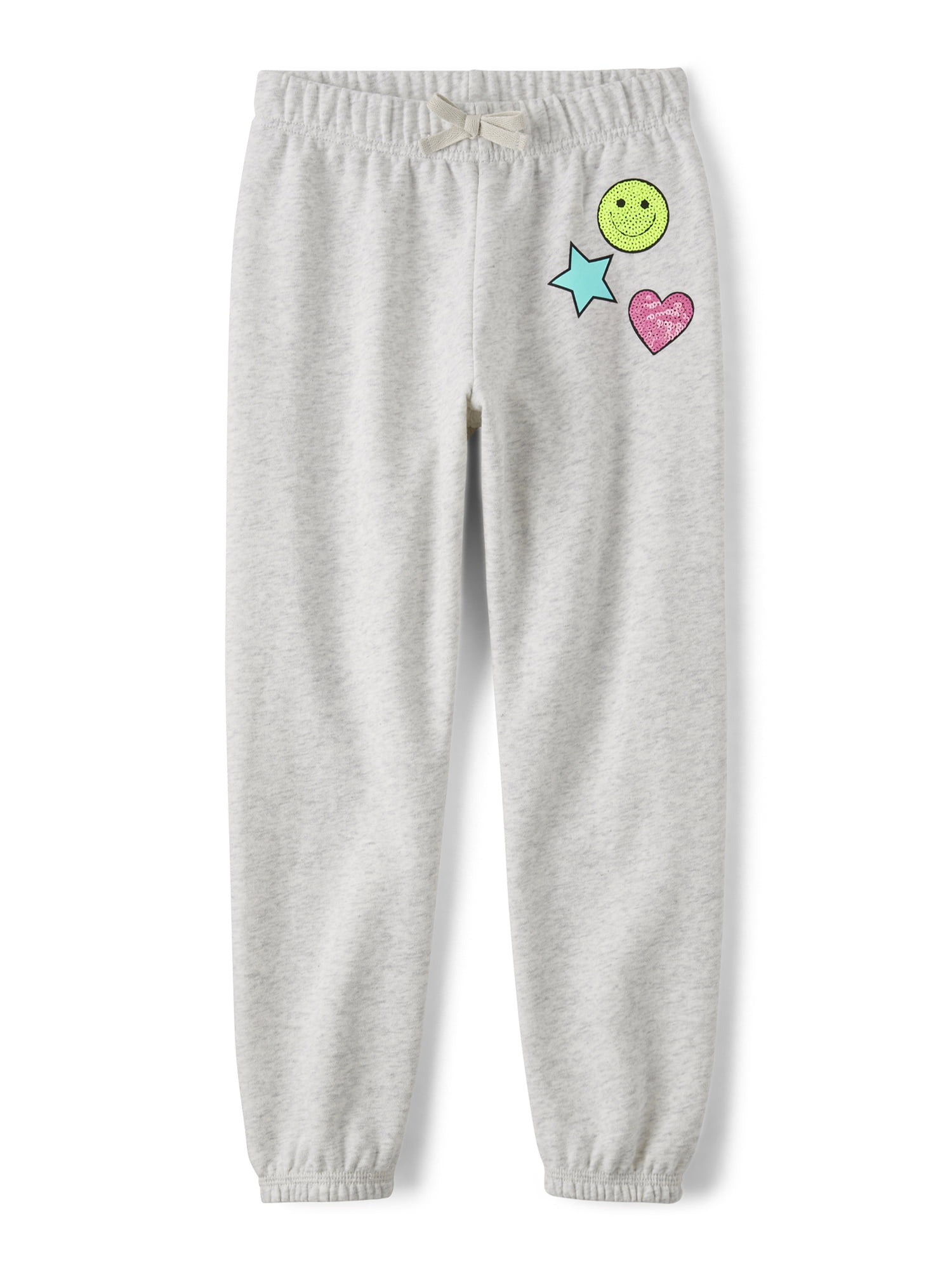 GREEN FLEECE GIRLS JOGGER - GREEN
