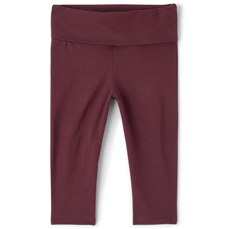 The Children's Place Girls Foldover Capri Leggings, Sizes XS-XXL