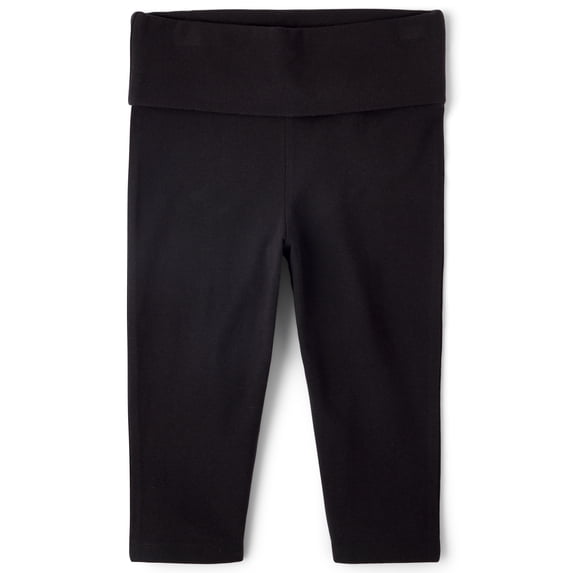 The Children's Place Girls Foldover Capri Leggings, Sizes XS-XXL