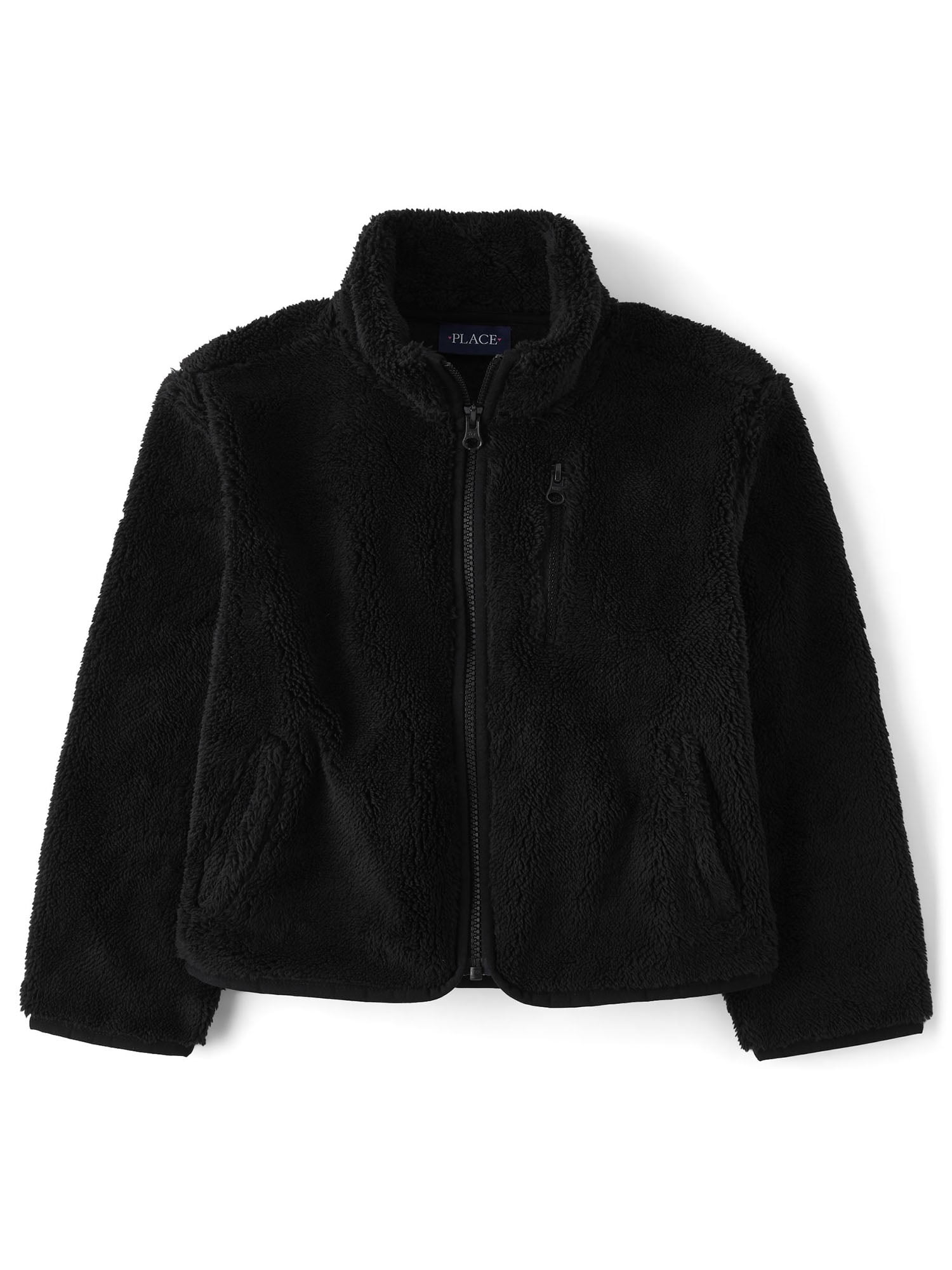 Girls Encore Full-Zip Fleece Jacket - Soft Performance Fleece With Contrast Stitching & Pockets