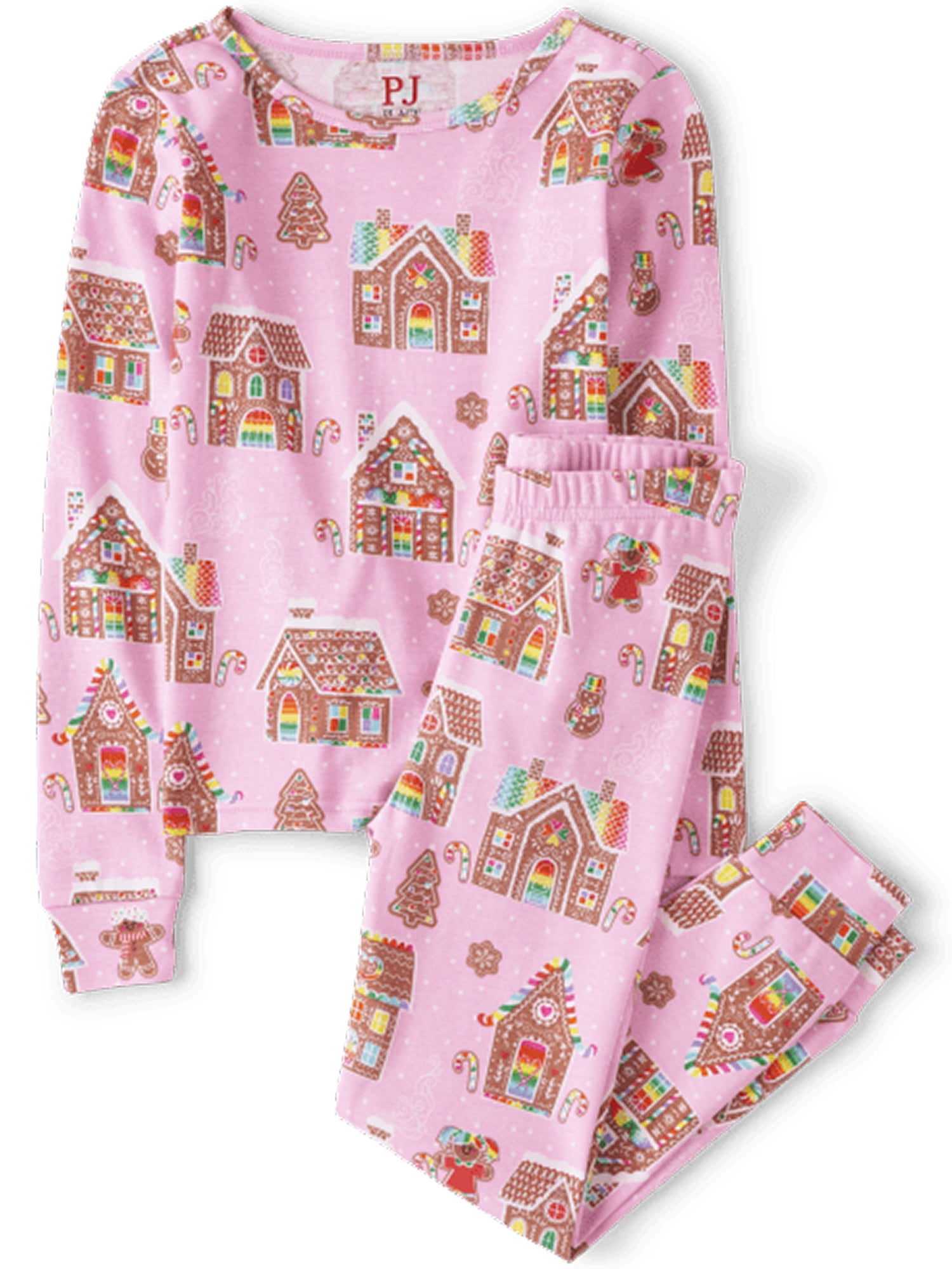 The Children's Place Girls Holiday Gingerbread Long Sleeve Top with