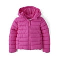 thumbnail image 1 of The Children's Place Girls Hooded Zip-Up Puffer Jacket, Sizes XS-XXL, 1 of 3