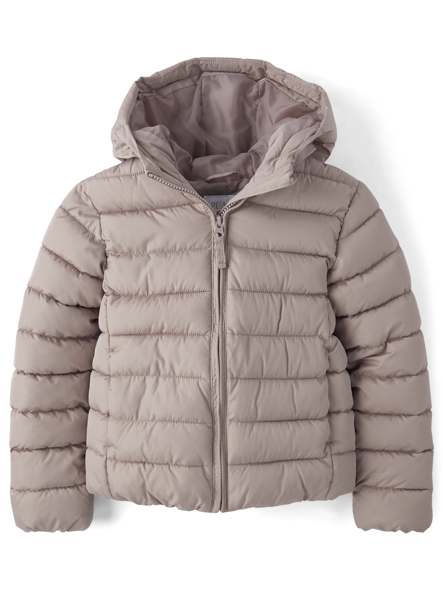 The Children's Place Girls Hooded Zip-Up Puffer Jacket, Sizes XS-XXL