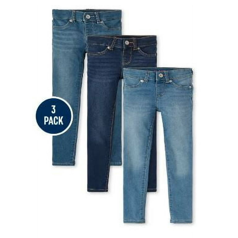 The Children s Place Girls Knit Stretch Denim Jegging 3 Pack