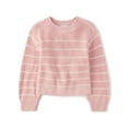 thumbnail image 1 of The Children's Place Girls Long Sleeve Crew Neck Pullover Sweater, Sizes XS-XXL, 1 of 3