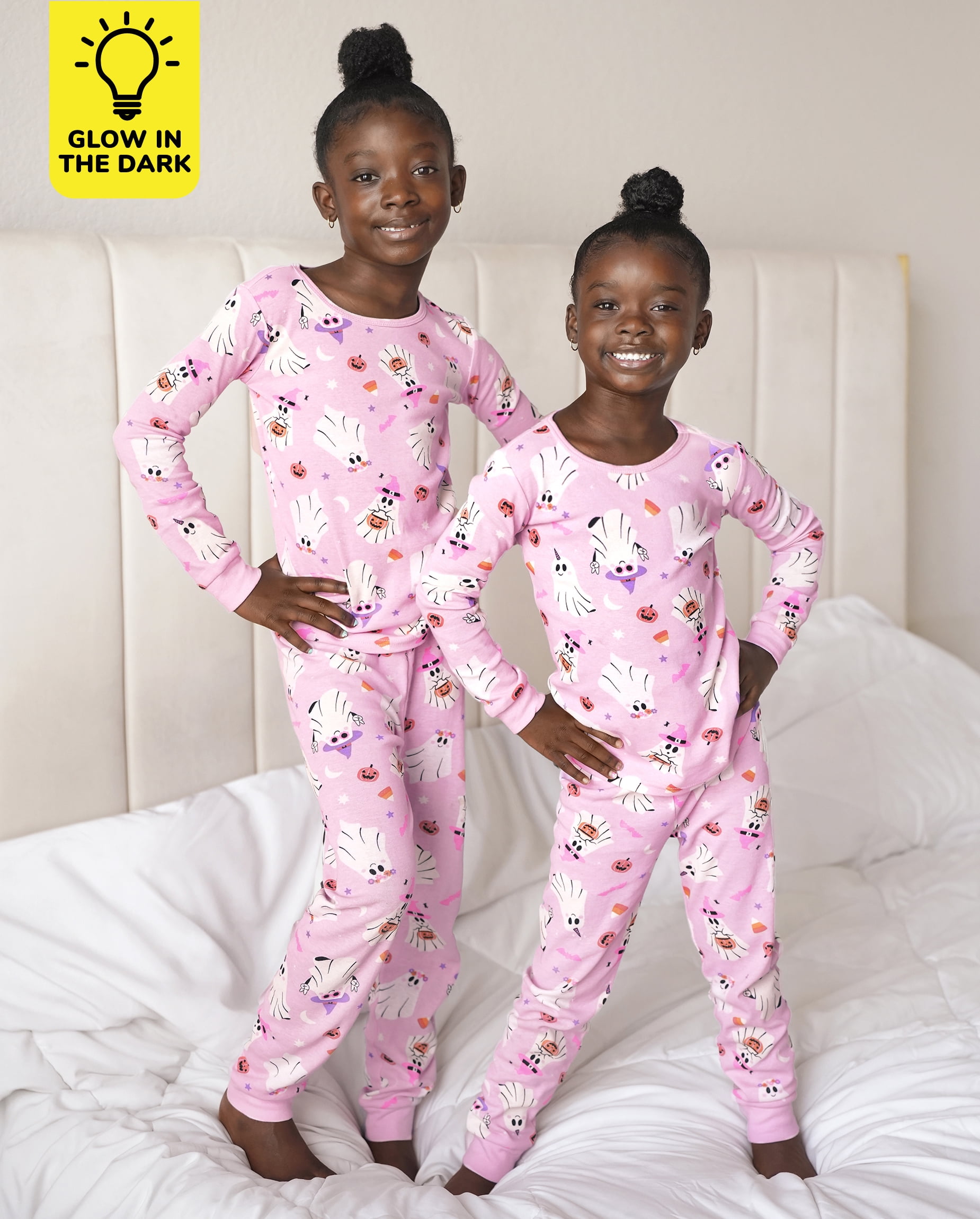 The Children's Place Girls Long Sleeve Glow-in-the-Dark