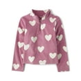 thumbnail image 1 of The Children's Place Girls Long Sleeve Half Zip Fleece Pullover, Sizes XS-XXL, 1 of 3