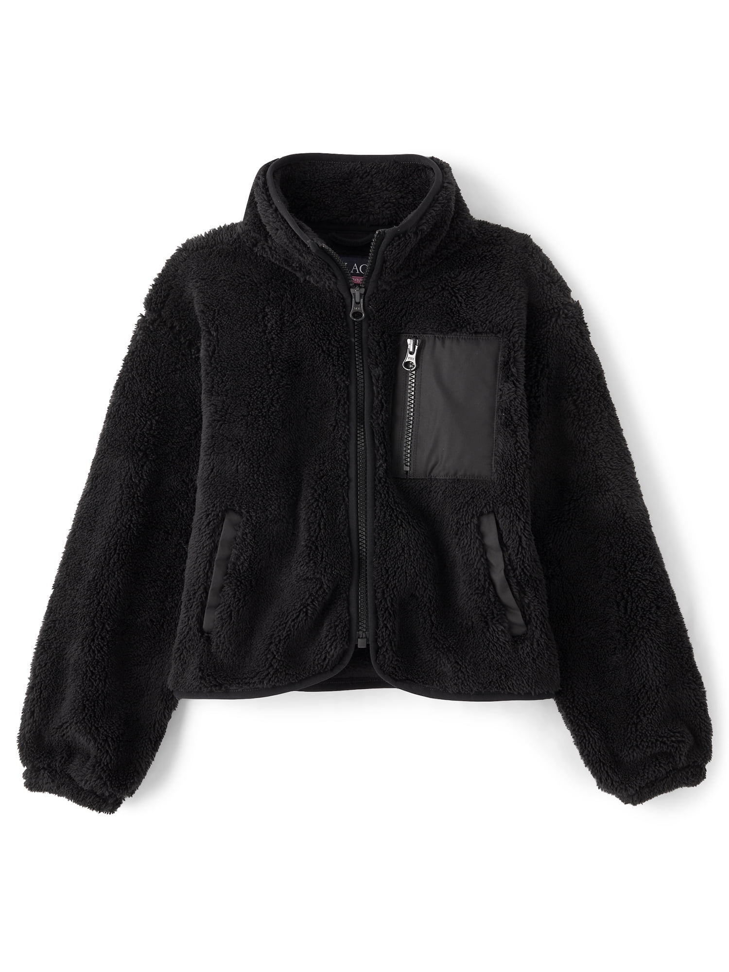 The Children's Place Girls Long Sleeve Heavyweight Sherpa Zip Up Jacket, Sizes XS-XXL
