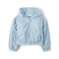 thumbnail image 1 of The Children's Place Girls Long Sleeve Hooded Nylon Windbreaker Jacket, Sizes XS-XXL, 1 of 3
