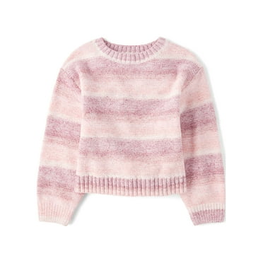 The Children's Place Girls Long Sleeve Ombre Print Sweater, Sizes XS-XXL
