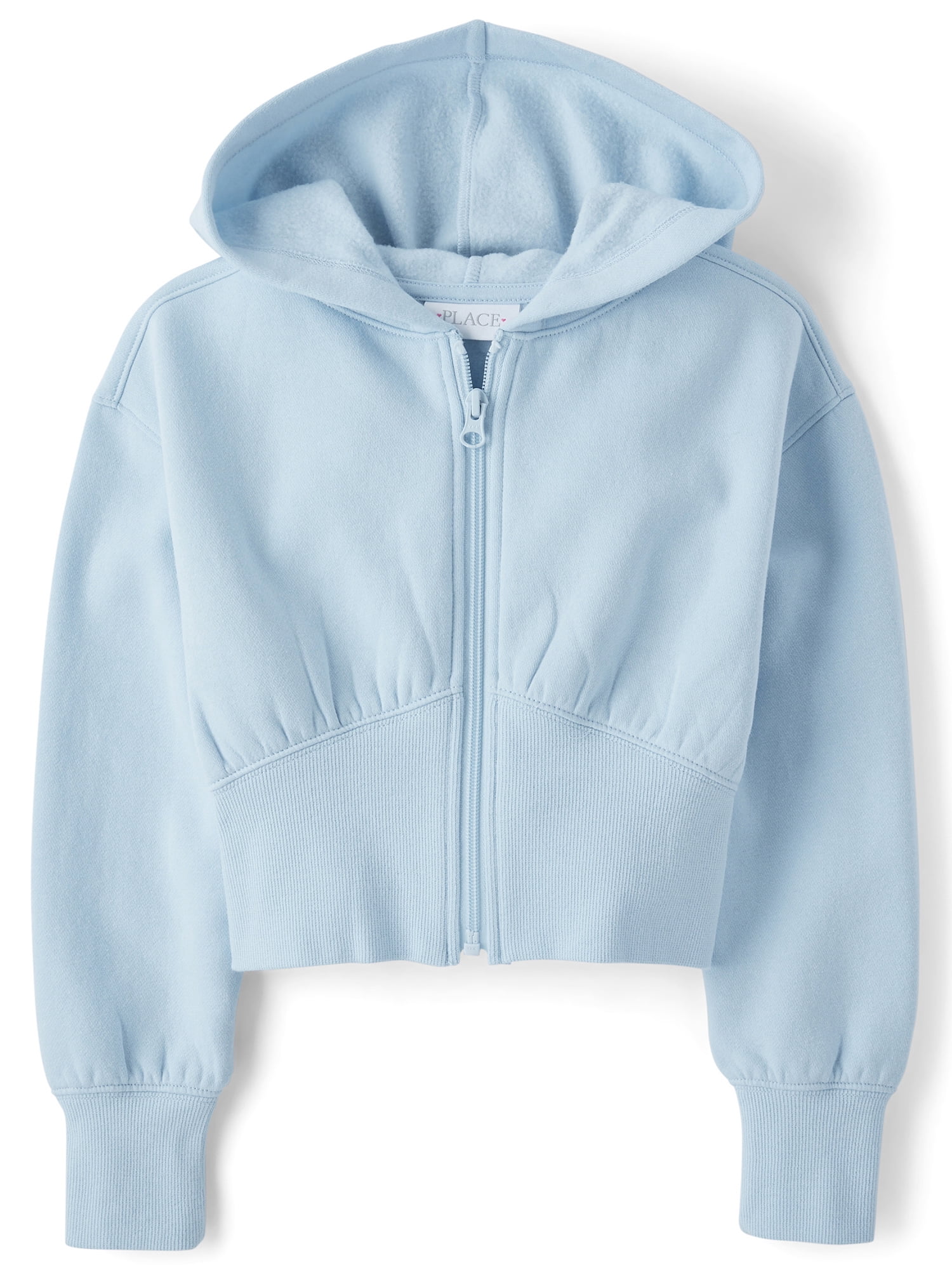 The Children's Place Girls Long Sleeve Premium Fleece Zip Up Hoodie, Sizes XS-XXL