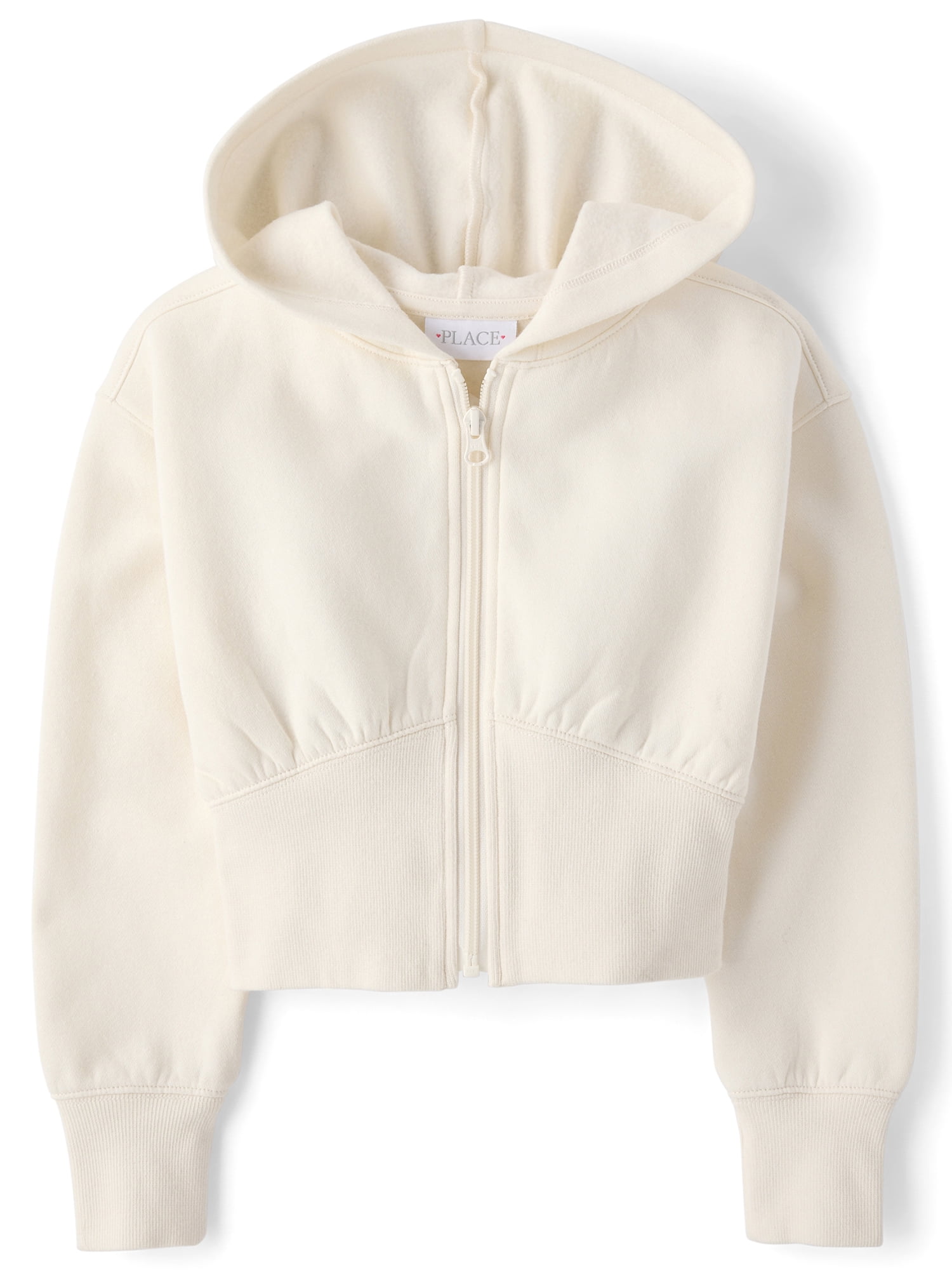 The Children's Place Girls Long Sleeve Premium Fleece Zip Up Hoodie, Sizes XS-XXL